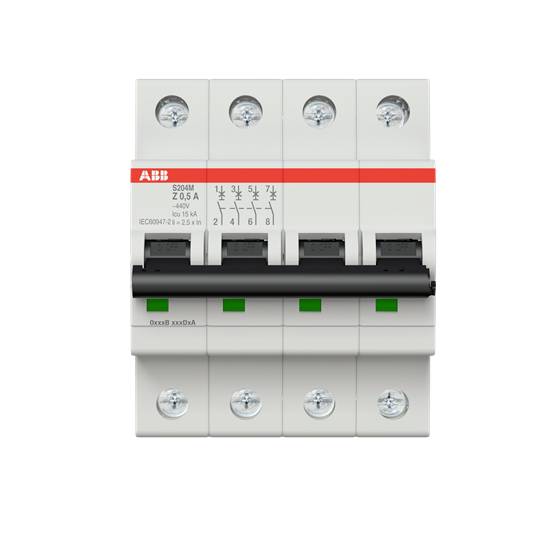 ABB 2CDS274001R0158 S204M-Z0.5 Leitungsschutzschalter 0.5 A 400 V