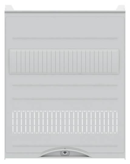 Striebel & John 2CPX054048R9999 Zählerfeldabdeckung Anzahl Reihen 2 1 St.