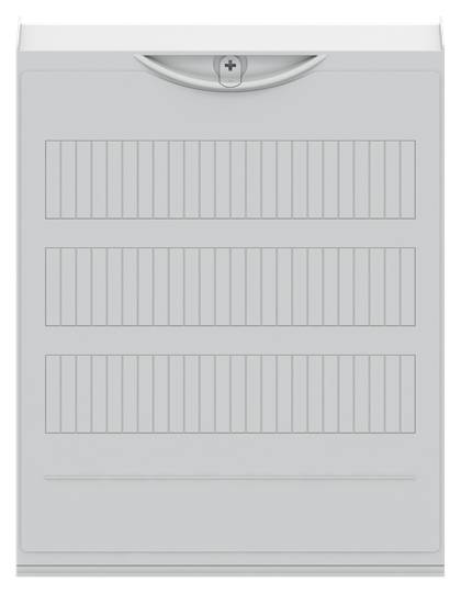 Striebel & John 2CPX054050R9999 Zählerfeldabdeckung Anzahl Reihen 2 1 St.