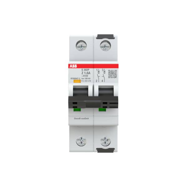 ABB 2CDS382001R0258 S302P-Z1.6 Leitungsschutzschalter 1.6 A 415 V