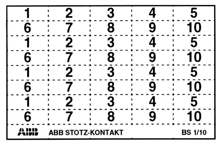 ABB GHS2001946R0006 Beschriftungsschild 1 St.