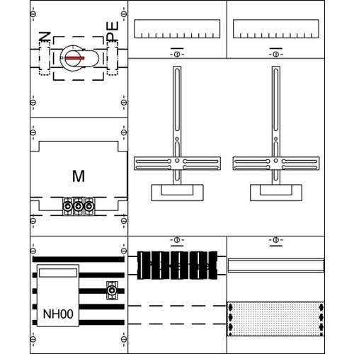 Striebel & John 2CPX033873R9999 KA4222Z Mess- und Wandlerfeld Inhalt 1 St.