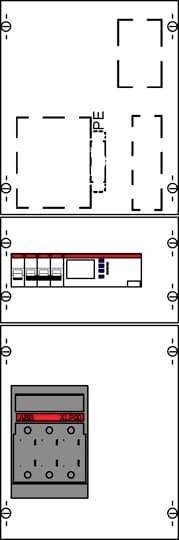 Striebel & John 2CPX035616R9999 KBN4S0110 Zählerschrank Inhalt 1 St.