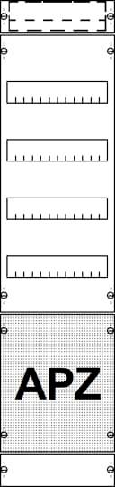 Striebel & John 2CPX037192R9999 1V30A2B Verteilerfeld Anzahl Teilungen = 12 Inhalt 1 St.