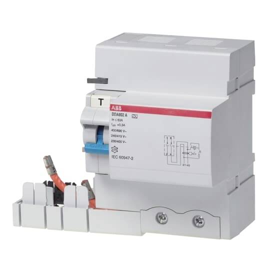 ABB 2CSB802101R3630 DDA802A-63/0,3 FI-Schutzschalter 63 A 0.03 A 400 V