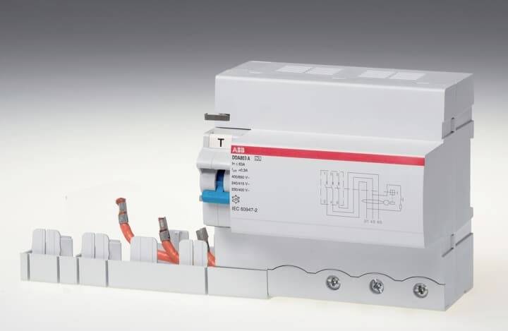 ABB 2CSB803201R3630 DDA803AS-63/0,3 FI-Schutzschalter 63 A 0.03 A 690 V
