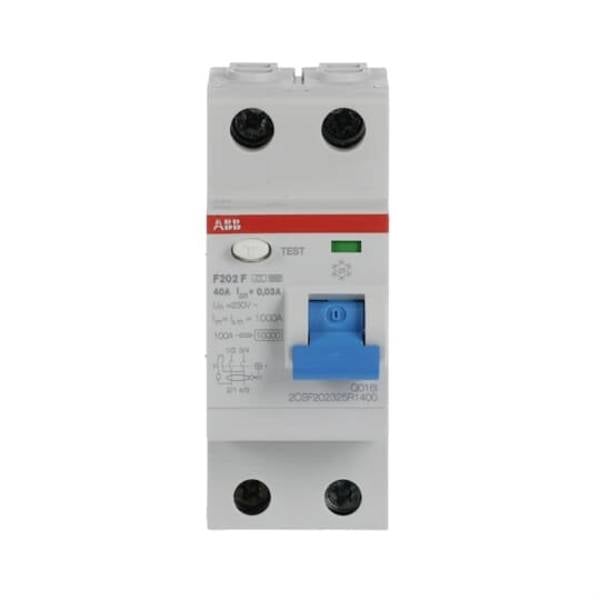 ABB 2CSF202325R1400 F202F-40/0,03 FI-Schutzschalter für Mischfrequenzen F 40 A 0.03 A 230 V