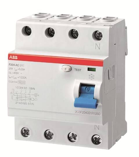 ABB 2CSF204123R1800 F204A-80/0,03L FI-Schutzschalter 80 A 400 V