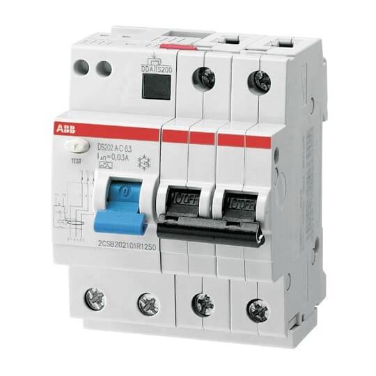 ABB 2CSR252101R1634 FI-Schutzschalter/Leitungsschutzschalter 63 A