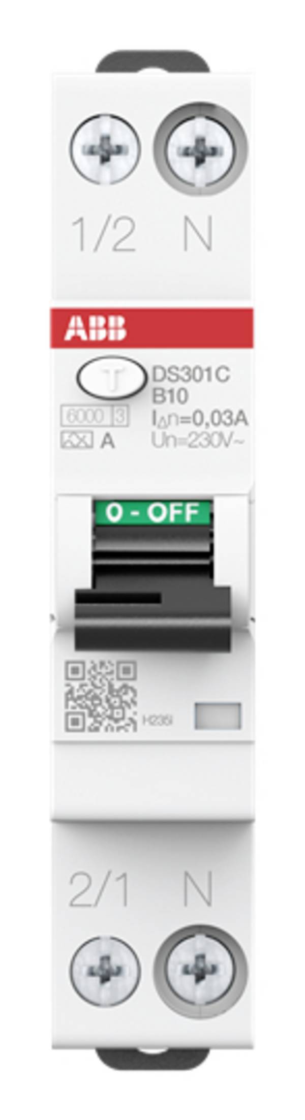 ABB 2CSR255163R1105 FI-Schutzschalter/Leitungsschutzschalter 10 A 0.03 A