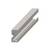 Graues Aluminiumprofil mit T-Form und Nut, verwendet als Bauelement in Konstruktionen zur Befestigung oder Verbindung.