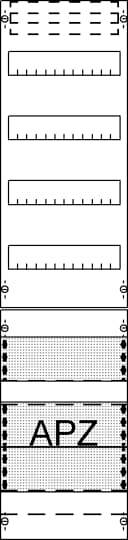 Striebel & John 2CPX054011R9999 FV17A3 Verteilerfeld Anzahl Teilungen = 12 Inhalt 1 St.