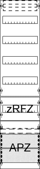 ABB Striebel Verteilerfeld m.APZ FV17A2R1 zRfZ1 7RE 2CPX054013R9999