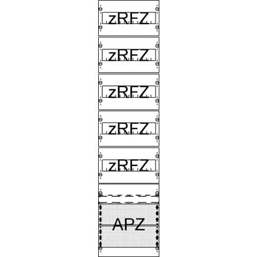 Striebel & John 2CPX054017R9999 FV17A2R5 Verteilerfeld Anzahl Teilungen = 12 Inhalt 1 St.