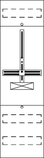 Striebel & John 2CPX054039R9999 FD16H Zählerfeld Inhalt 1 St.