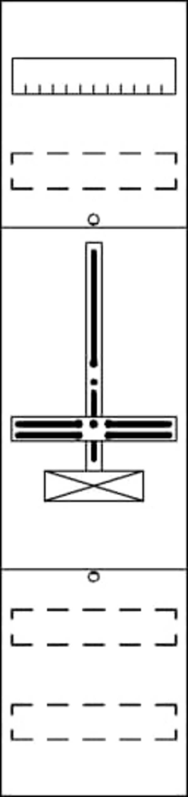 Striebel & John 2CPX054040R9999 FD17H Zählerfeld Einbau Anzahl Teilungen = 12 Anzahl Reihen = 1 Inhalt 1 St.