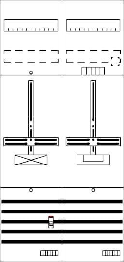Striebel & John 2CPX054109R9999 DF27G1B Zählerfeld Inhalt 1 St.
