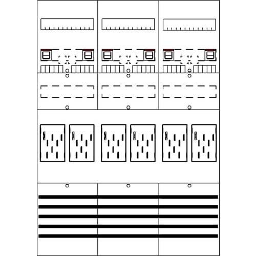 Striebel & John 2CPX054130R9999 BF37T6 Zählerfeld Inhalt 1 St.