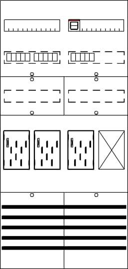Striebel & John 2CPX054170R9999 BF27A31XAM Zählerfeld Inhalt 1 St.