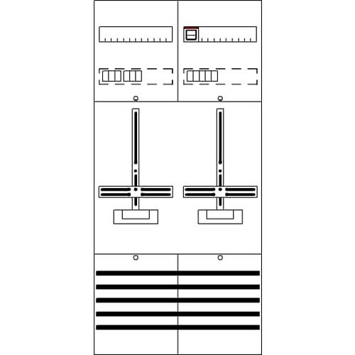 Striebel & John 2CPX054181R9999 DF27A2XBM Zählerfeld Inhalt 1 St.