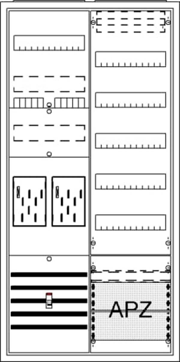 Striebel & John 2CPX054239R9999 BA27CM Komplettschrank Unterputz, Aufputz, teilversenkt Inhalt 1 St.