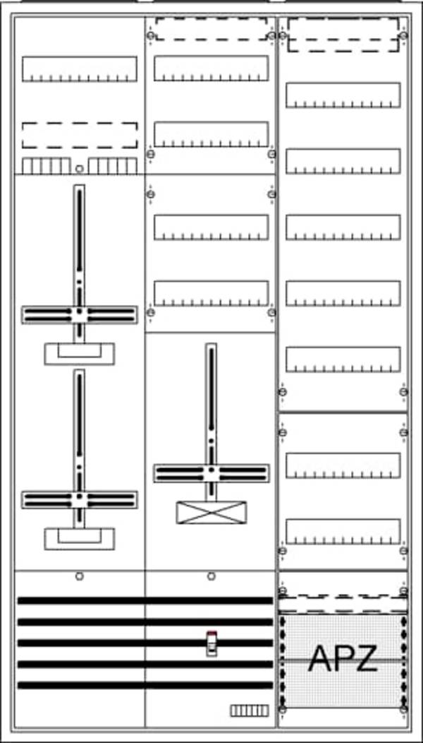 Striebel & John 2CPX054263R9999 DA39BY Komplettschrank Unterputz, Aufputz, teilversenkt Inhalt 1 St.