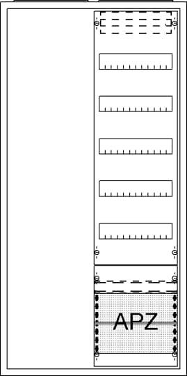 Striebel & John 2CPX054293R9999 AA27A1A Verteilerschrank Unterputz, Aufputz, teilversenkt Inhalt 1 St.
