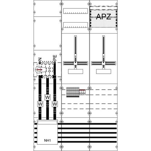 Striebel & John 2CPX056026R9999 WF39KW14 Mess- und Wandlerfeld Inhalt 1 St.