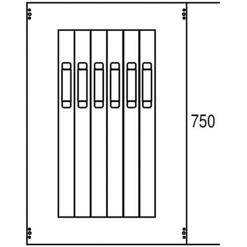 Striebel & John 2CPX062903R9999 Abdeckung Anzahl Reihen 0 1 St.