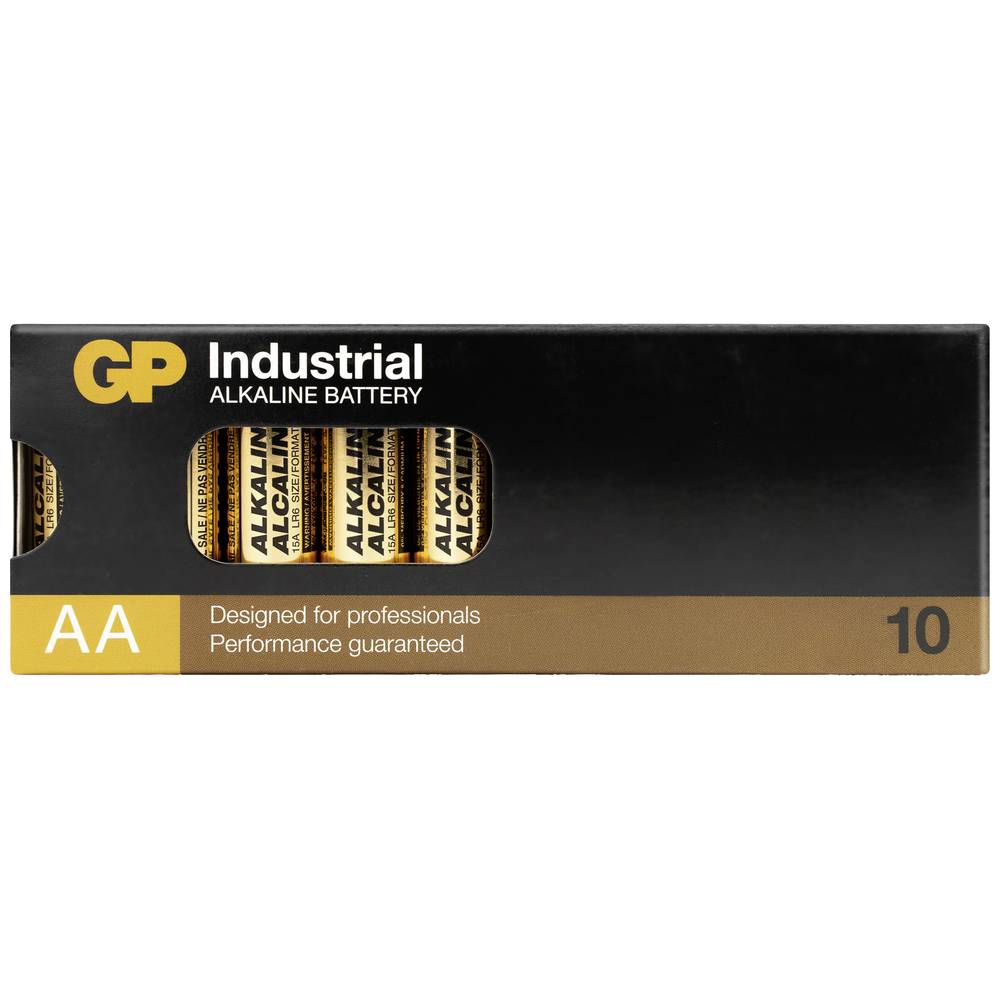 GP Batterijen AA - Industrial - Alkaline - penlite - 10 stuks