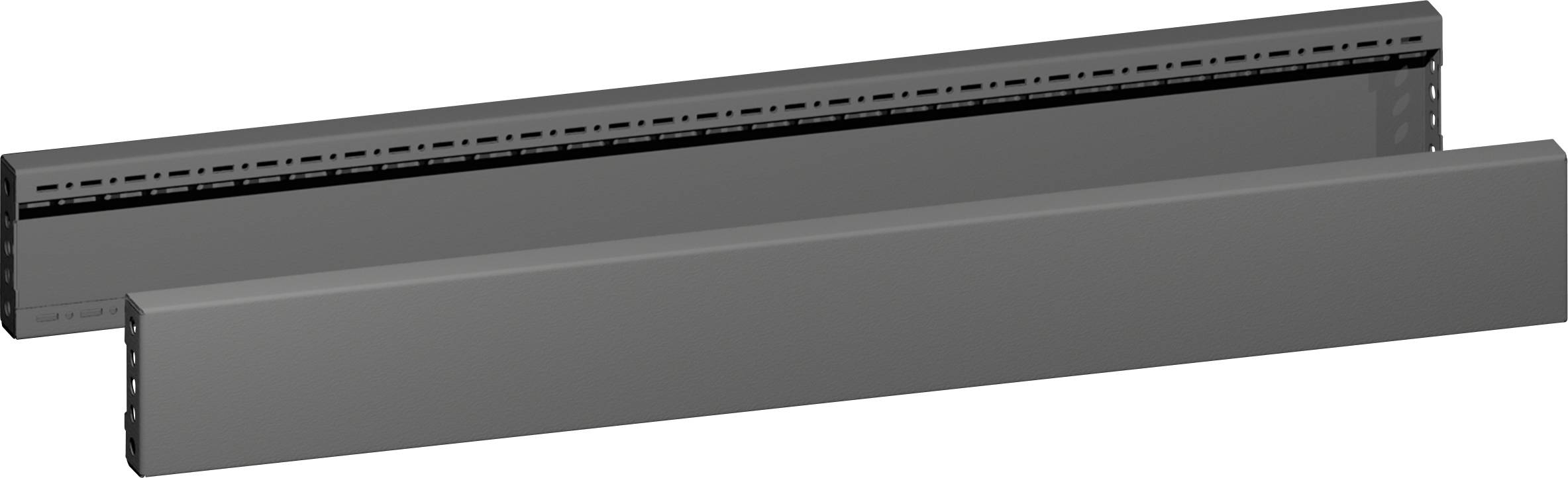 Rittal 8660.035 VX Socket-Panel Lateral H:100mm T:1000mm Steel Plate