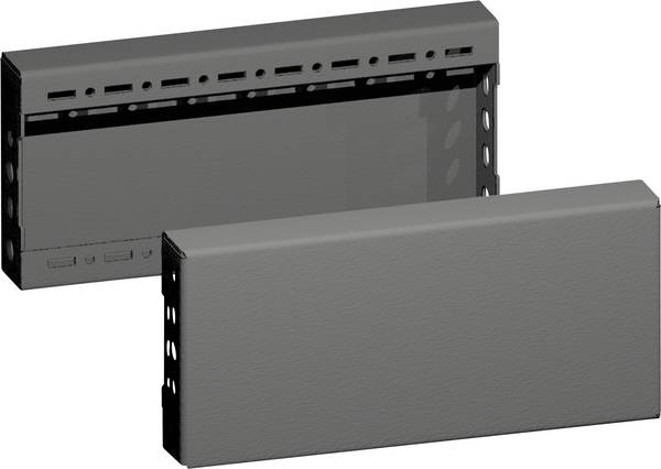 VX Sockel-Blende, seitlich, H: 100 mm, für T: 400 mm, Stahlblech   8660031 Rittal Inhalt: 1 Set