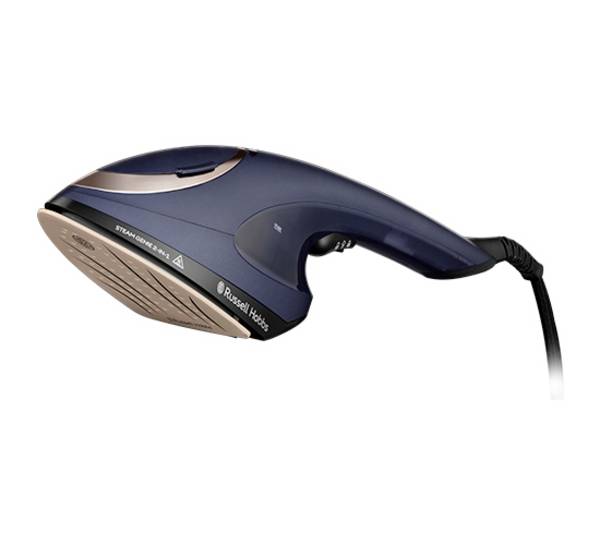 Russell Hobbs Steam Genie 2 in 1 Dampfglätter Blau, Gold 1700 W