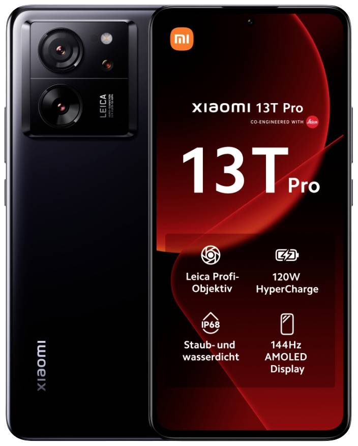 Xiaomi 13T Pro Smartphone 5G 512 GB 16.9 cm (6.67 pollici) Nero Android™ 13 Dual-SIM