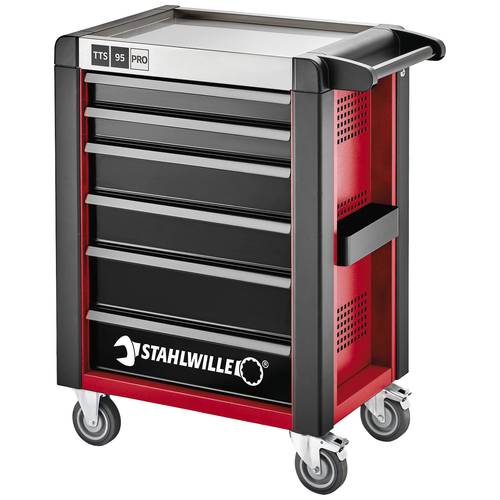 Stahlwille 81200162 Werkstattwagen Herstellerfarbe: Rot, Schwarz