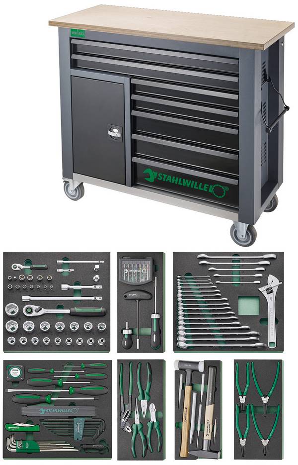 Stahlwille 98830194 Werkbank (B x H x T) 1150 x 1045 x 500 mm Anthrazit