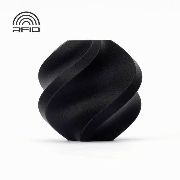 BambuLab A50-K0-1.75-1000-spl PLA-CF Filament PLA Compound Kohlefaserverstärkt, Highspeed Filament, hohe Steifigkeit, hohe Zugfestigkeit, schlagfest, Matt 1.75 mm 1000 g Schwarz  1 St.