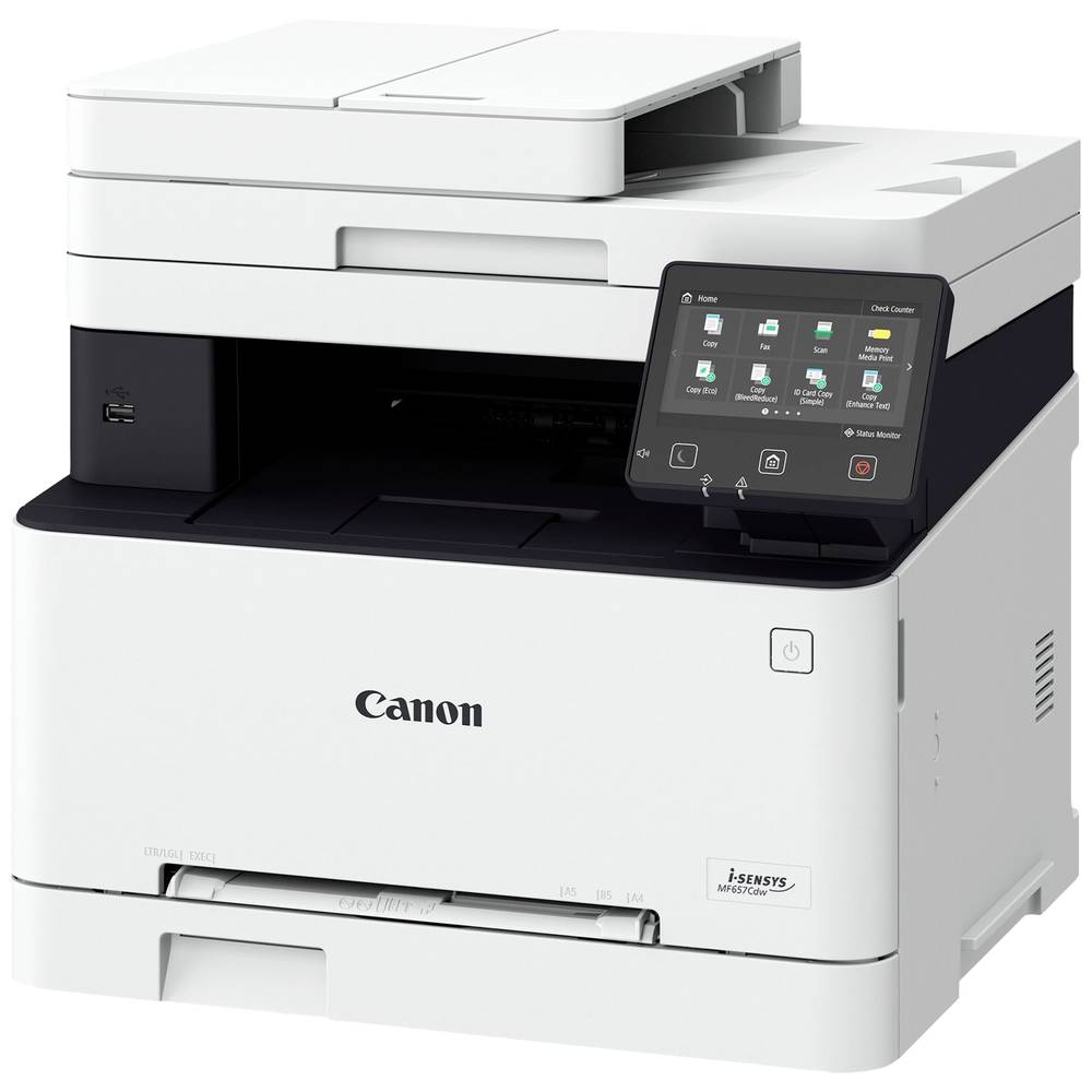 Canon i-SENSYS MF657Cdw Multifunctionele laserprinter (kleur) A4 Printen, Kopiëren, Scannen, Faxen A