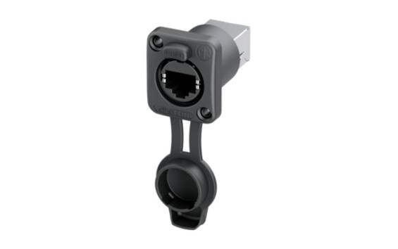 Neutrik  etherCON TOP airtight Einbaubuchse NE8FDPS-TOP Buchse, Einbau    Schwarz 1 St.