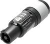 Neutrik NAC3FXXB-W-L Netz-Steckverbinder powerCON Buchse, gerade Gesamtpolzahl: 2 + PE 16 A Grau 1 St. Piece