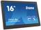 Das Bild zeigt einen iiyama ProLite T1624MSC-B1 Monitor mit 16-Zoll-Bildschirm, IPS-Technologie und 10-Punkt-Touchscreen-Funktion.