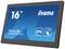 16-Zoll-Iiyama-Touchscreen-Monitor in schwarzem Gehäuse, Modell ProLite T1624MSC-B1, mit IPS-Display.