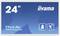 Der Bildschirm zeigt ein 24 Zoll iiyama ProLite Modell TW2424AS mit PCAP-Technologie.