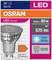OSRAM LED 36º GU10, 6.9W entspricht 80W, 575 lm, 90º Abstrahlwinkel, Cool White, Energieklasse F, 220-240V AC, 50/60 Hz.
