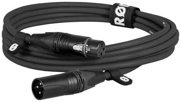 Rode XLR3M XLR Verbindungskabel 3 m Schwarz