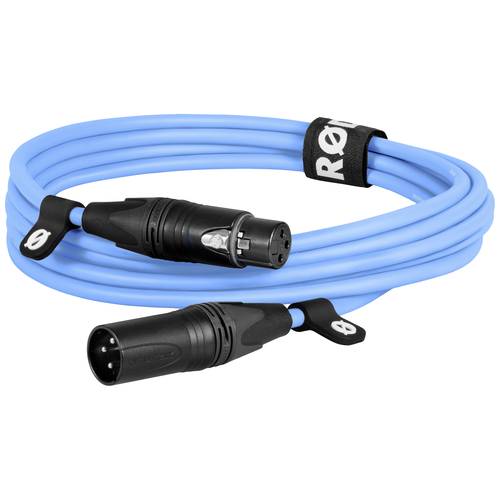 Rode XLR3M-B XLR Verbindungskabel 3 m Blau