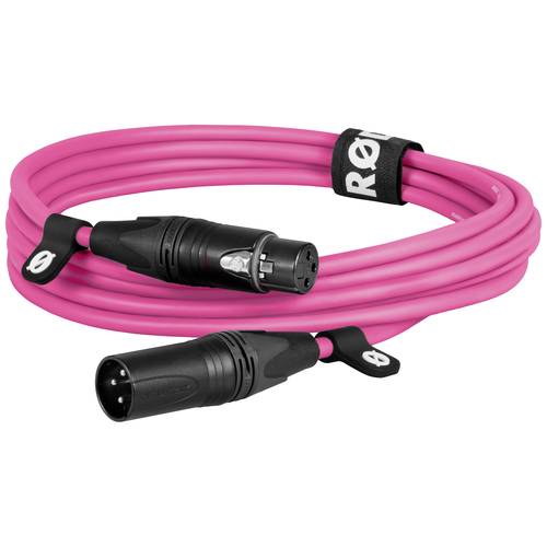 Rode XLR3M-P XLR Verbindungskabel 3 m Rosa