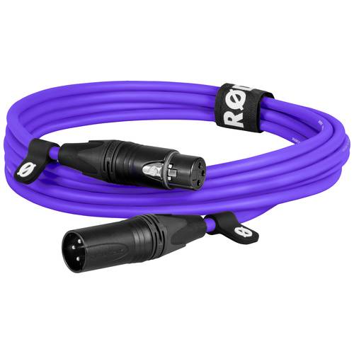 Rode XLR3M-PU XLR Verbindungskabel 3 m Lila