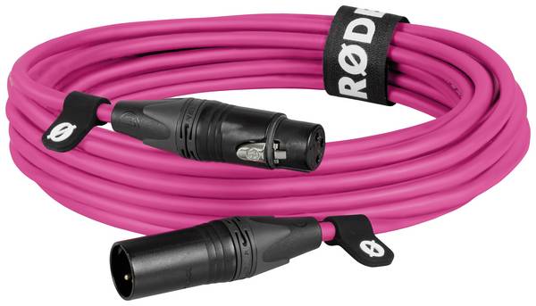 Rode XLR6M-P XLR Verbindungskabel 6 m Rosa