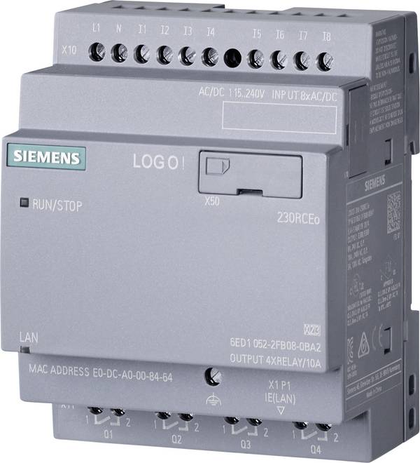 Siemens 6ED1052-2FB08-0BA2 SPS-Steuerungsmodul 115 V/DC, 230 V/DC, 115 V/AC, 230 V/AC